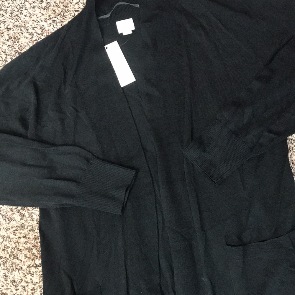 A New Day Black Long Pocketed Lightweight Soft Cardigan Various Sizes | NWT - Picture 6 of 9